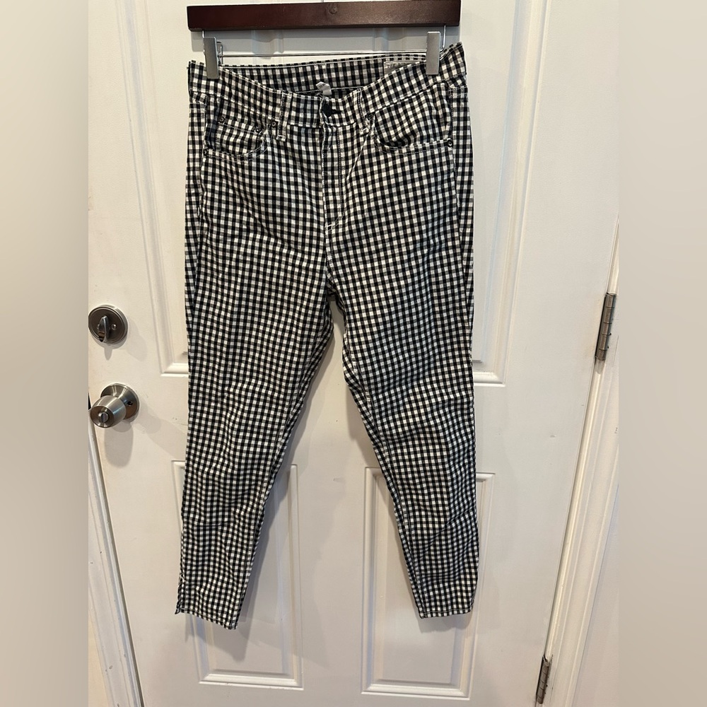 Rag & Bone Women’s Black Checkered pants